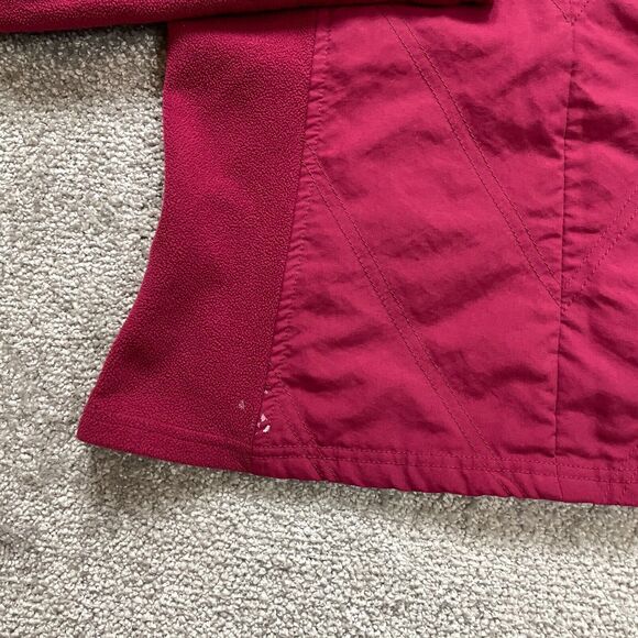 Columbia Jacket Womens Small Pink Magenta Soft Fleece Full Zip Hiking Outdoor - Picture 15 of 16